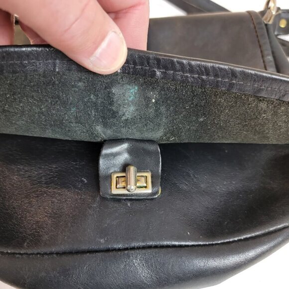 Vintage Ganson of California Leather Purse - Made in Hong Kong - Picture 5 of 11